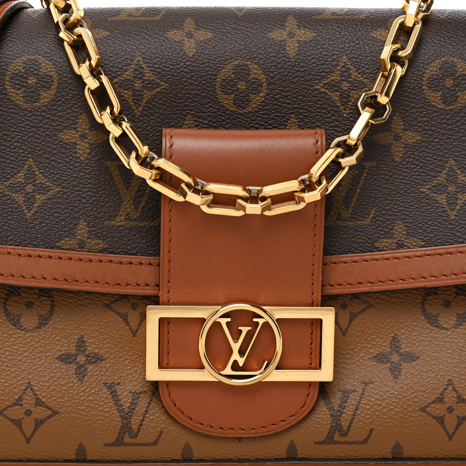 Louis Vuitton Reverse Monogram Dauphine MM 9 of 12