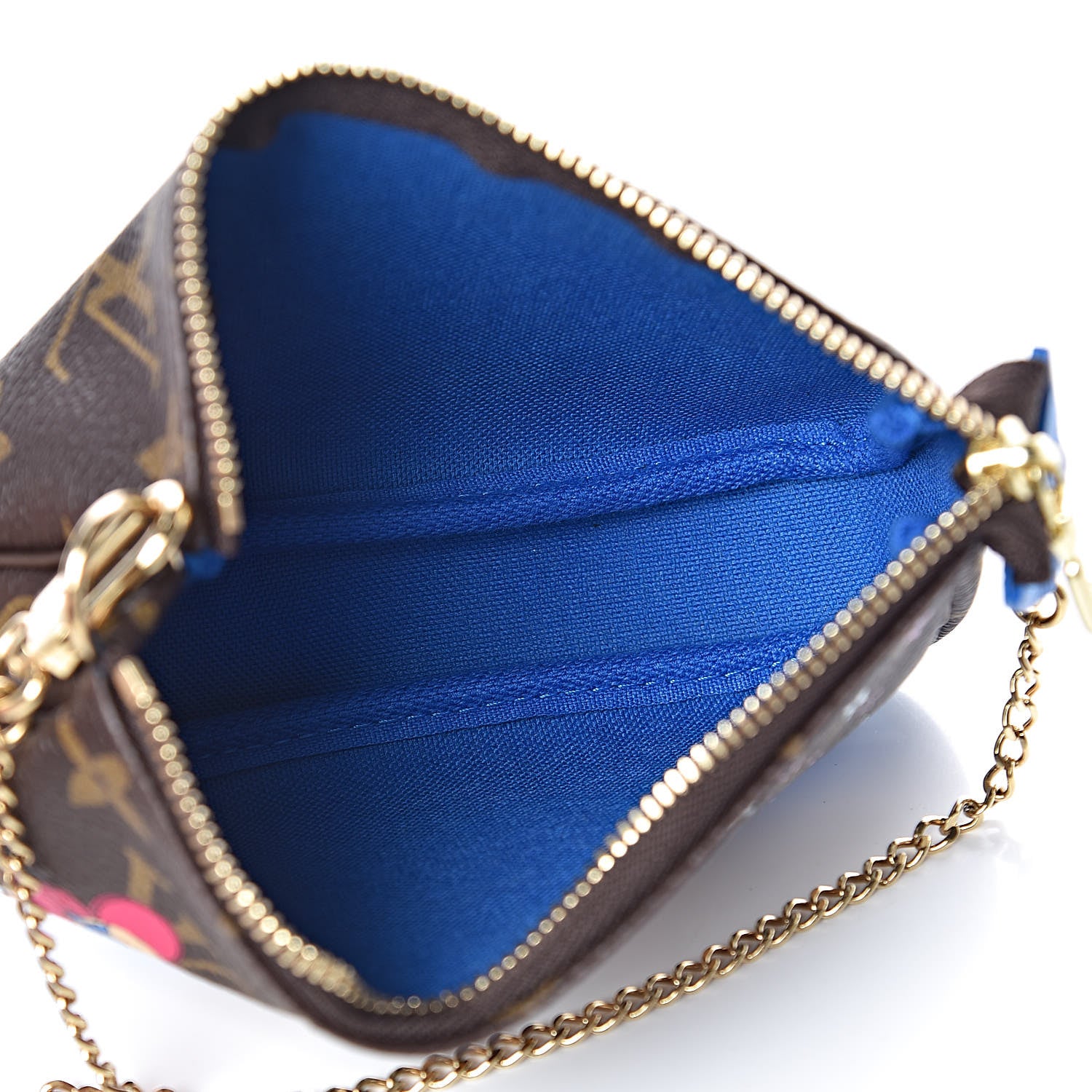 Louis Vuitton Monogram 2019 Christmas Animation Mini Venice Pochette Accessories Blue 5 of 8