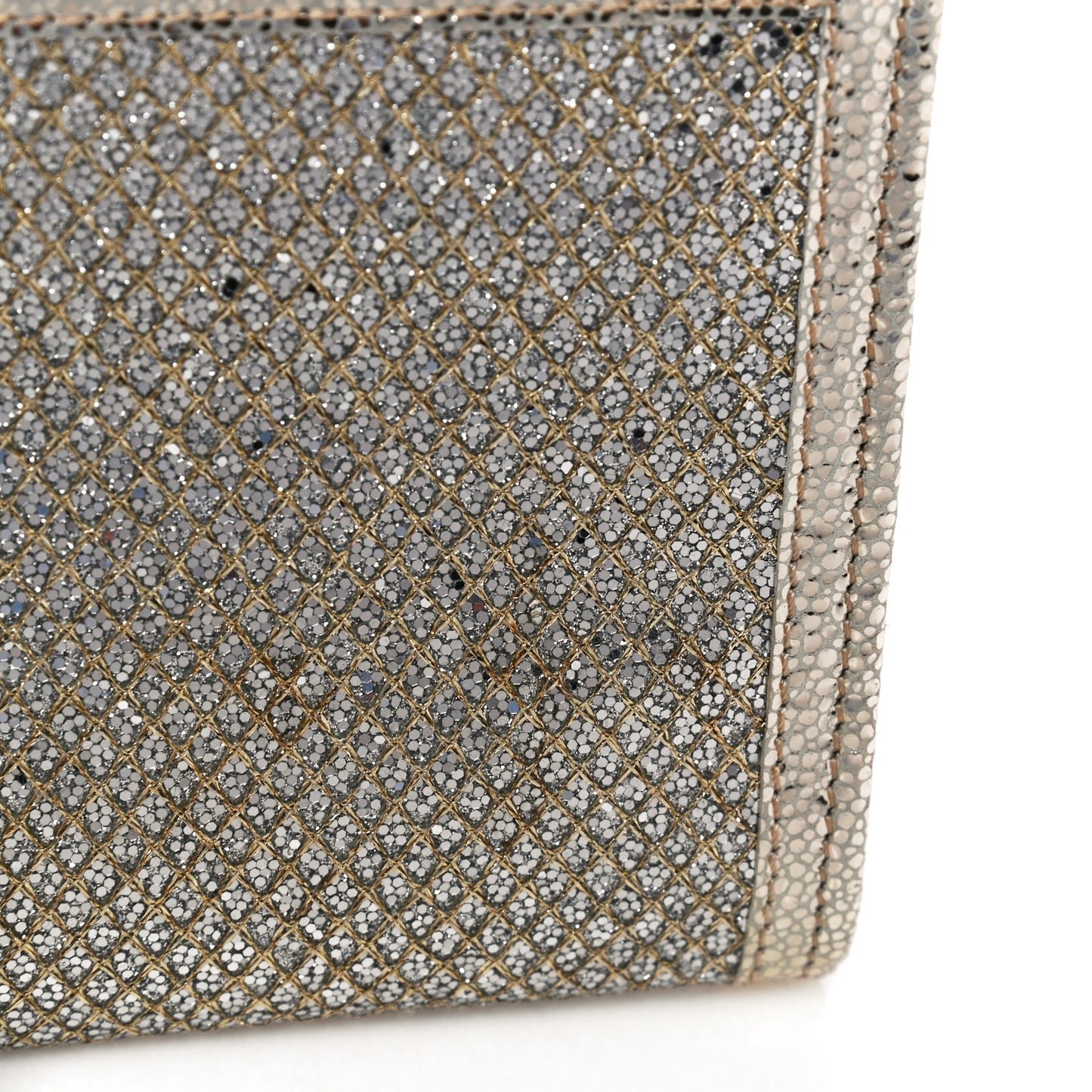 Glitter Fabric Reese Clutch Wallet Metallic