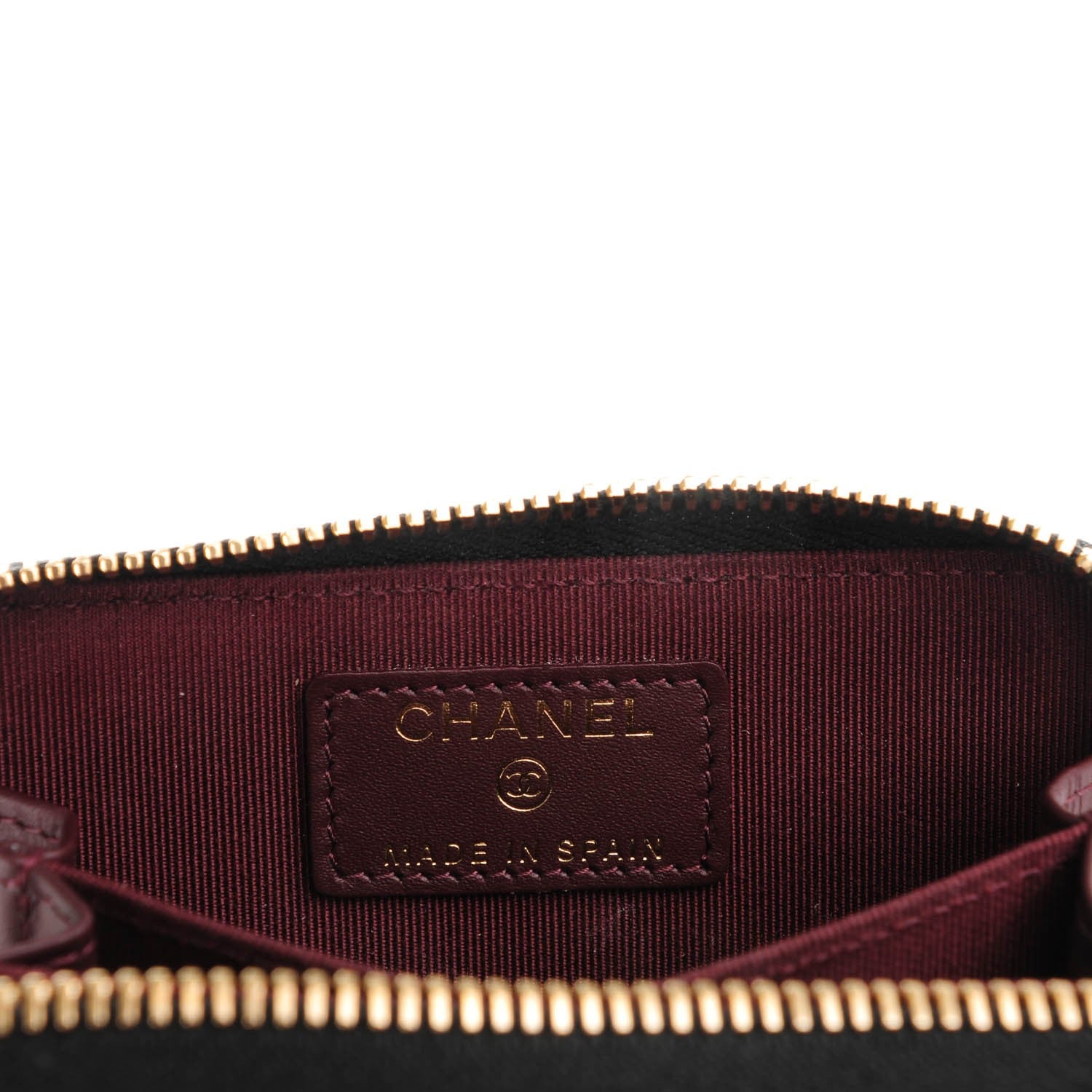Chanel Caviar Quilted Zip Coin Purse Black 6 of 7