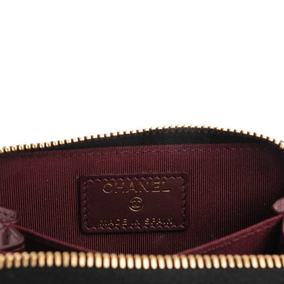 Chanel Caviar Quilted Zip Coin Purse Black 6 of 7
