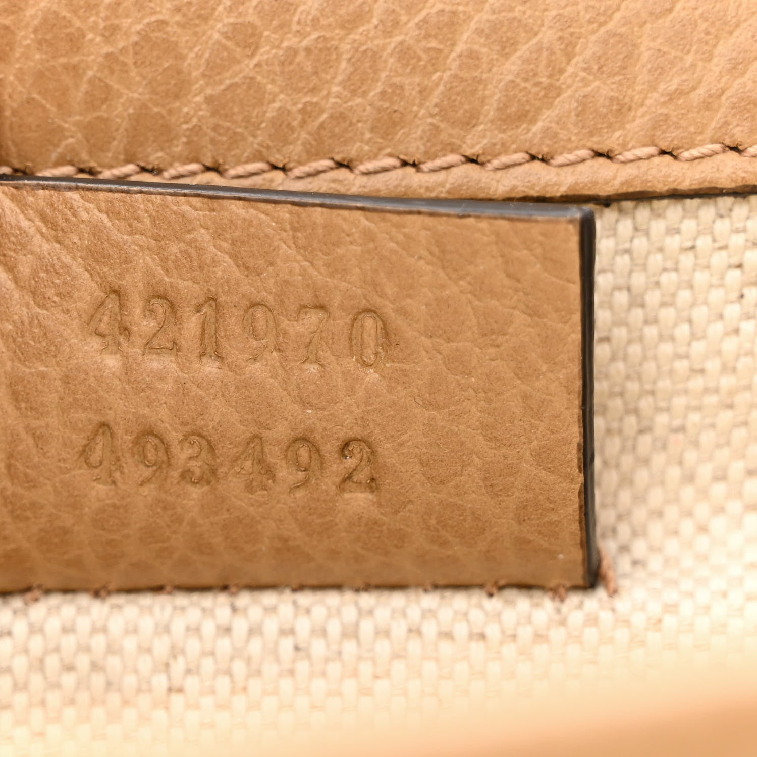 Gucci Dollar Calfskin Crystal Mini Dionysus Shoulder Bag Natural Tan Black Diamond 7 of 12