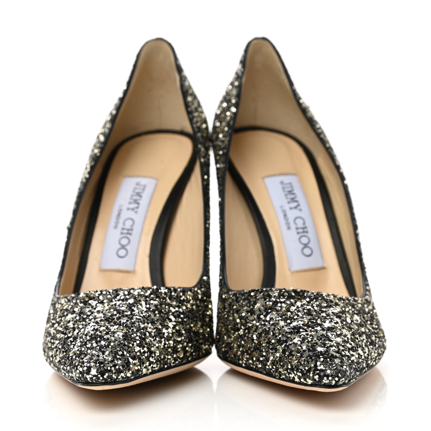 Coarse Star Glitter Romy 100 Pumps 35.5 Gold Mix