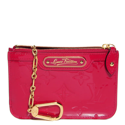 Louis Vuitton Vernis Key Pouch Rose Indien 1 of 7