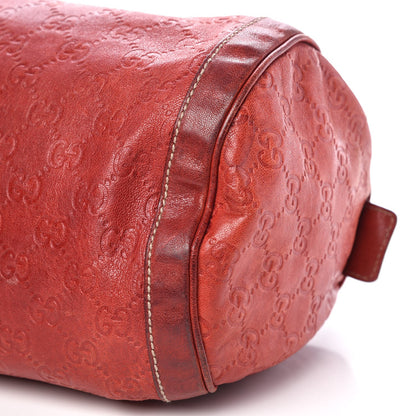 Gucci Guccissima Trophy Satchel Red 10 of 11