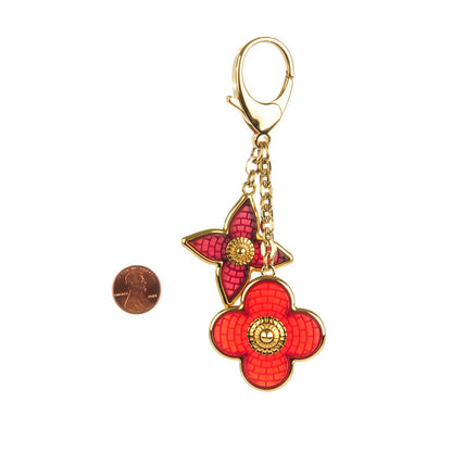 Louis Vuitton Metal Resin Mosaique Bag Charm Red 2 of 4