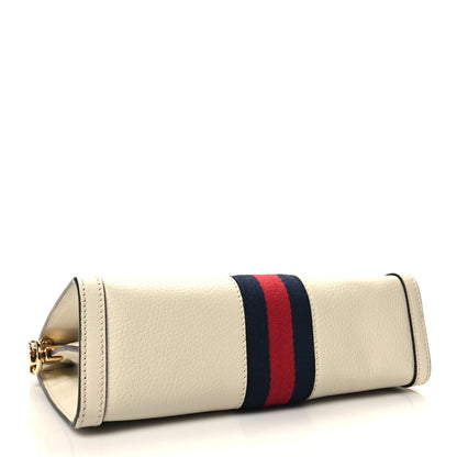 Gucci Textured Calfskin Web Small Ophidia Chain Shoulder Bag Mystic White 4 of 11