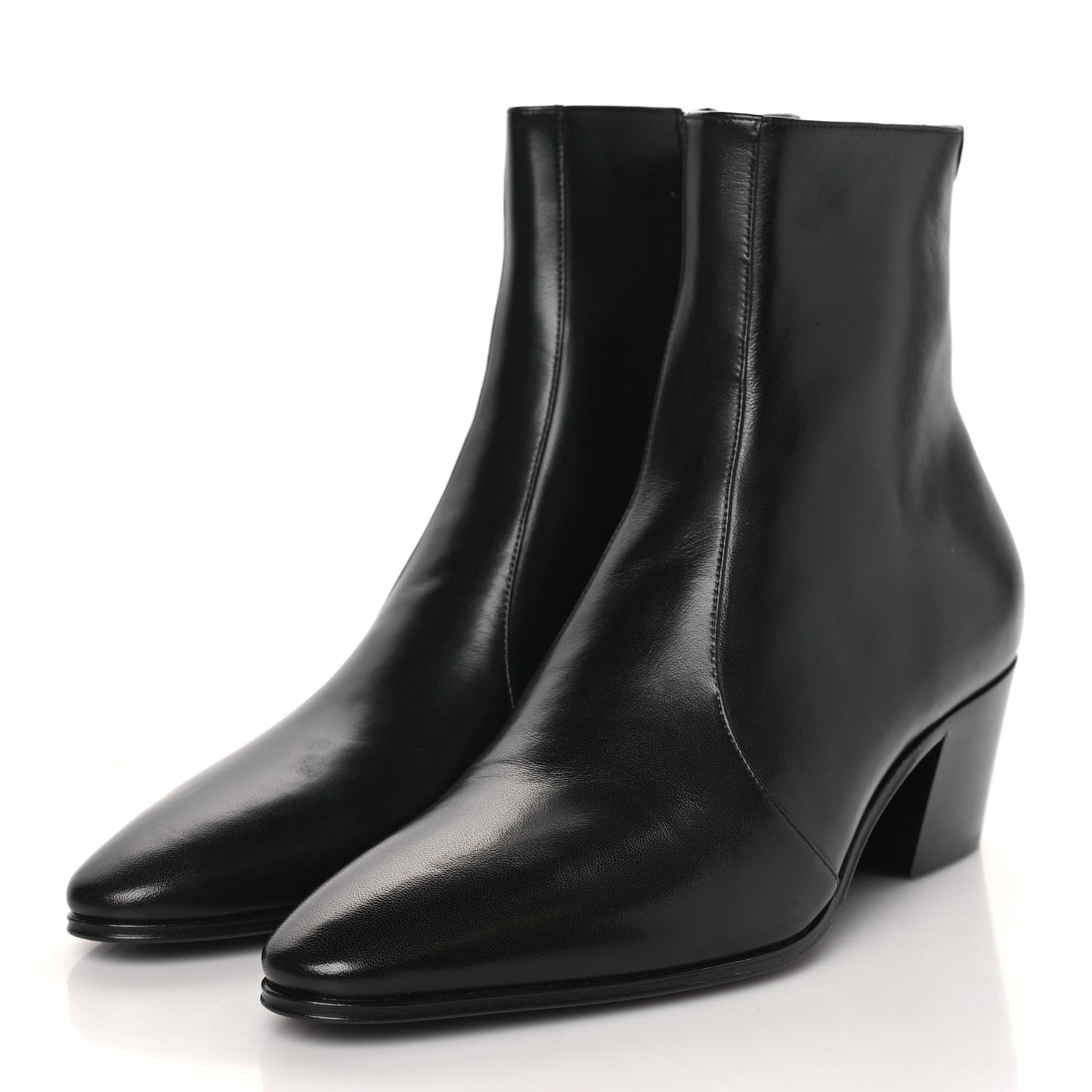 Incrociato Muriel Vassili 60 Ankle Zip Boots 39 Black