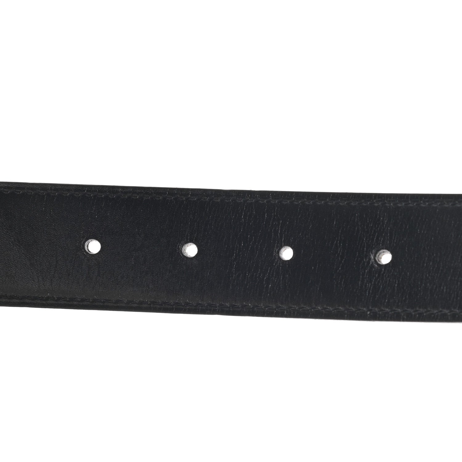 Hermes Box Togo 32mm H Belt 80 Black Etoupe 4 of 6