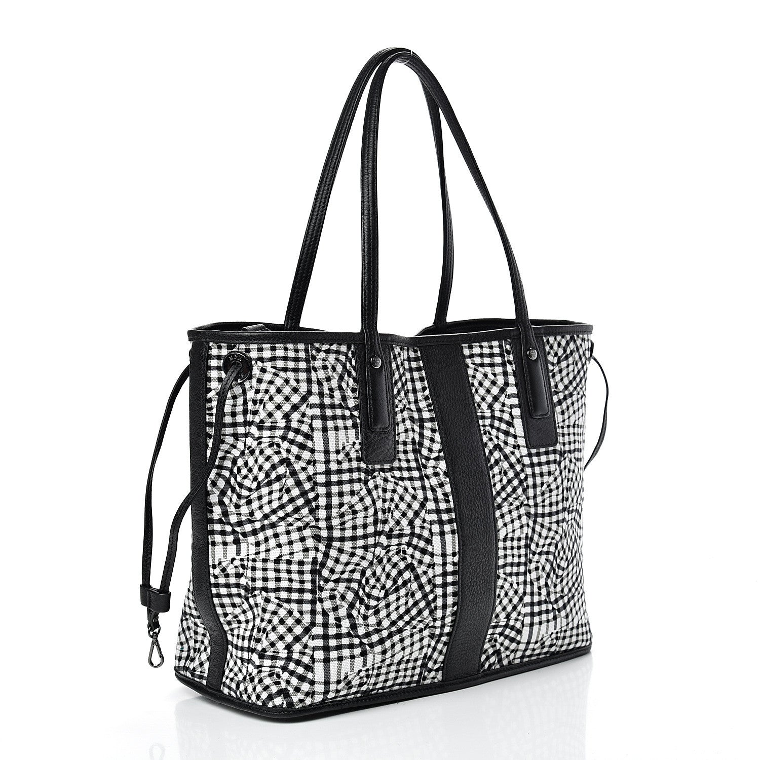 MCM Visetos Medium Liz Reversible Shopper Tote Black 4 of 17