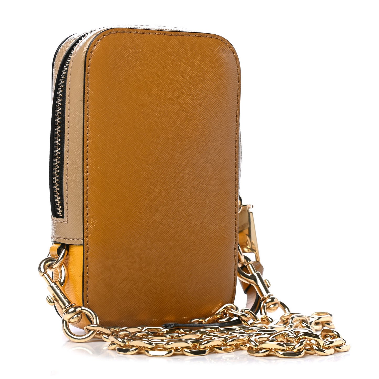 Saffiano The Hot Shot Crossbody Mustard