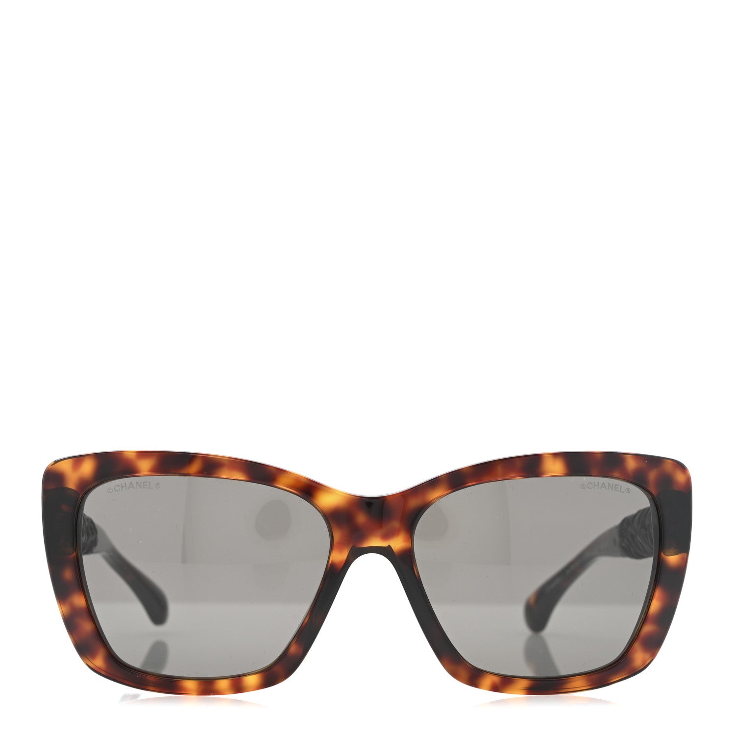 Chanel Acetate Calfskin Square Sunglasses 5476-Q-A Tortoise 2 of 8