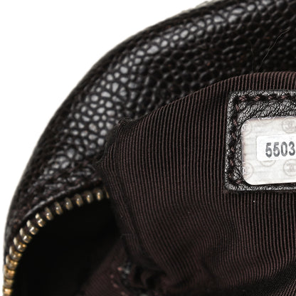 Chanel Caviar CC Backpack Brown 6 of 11