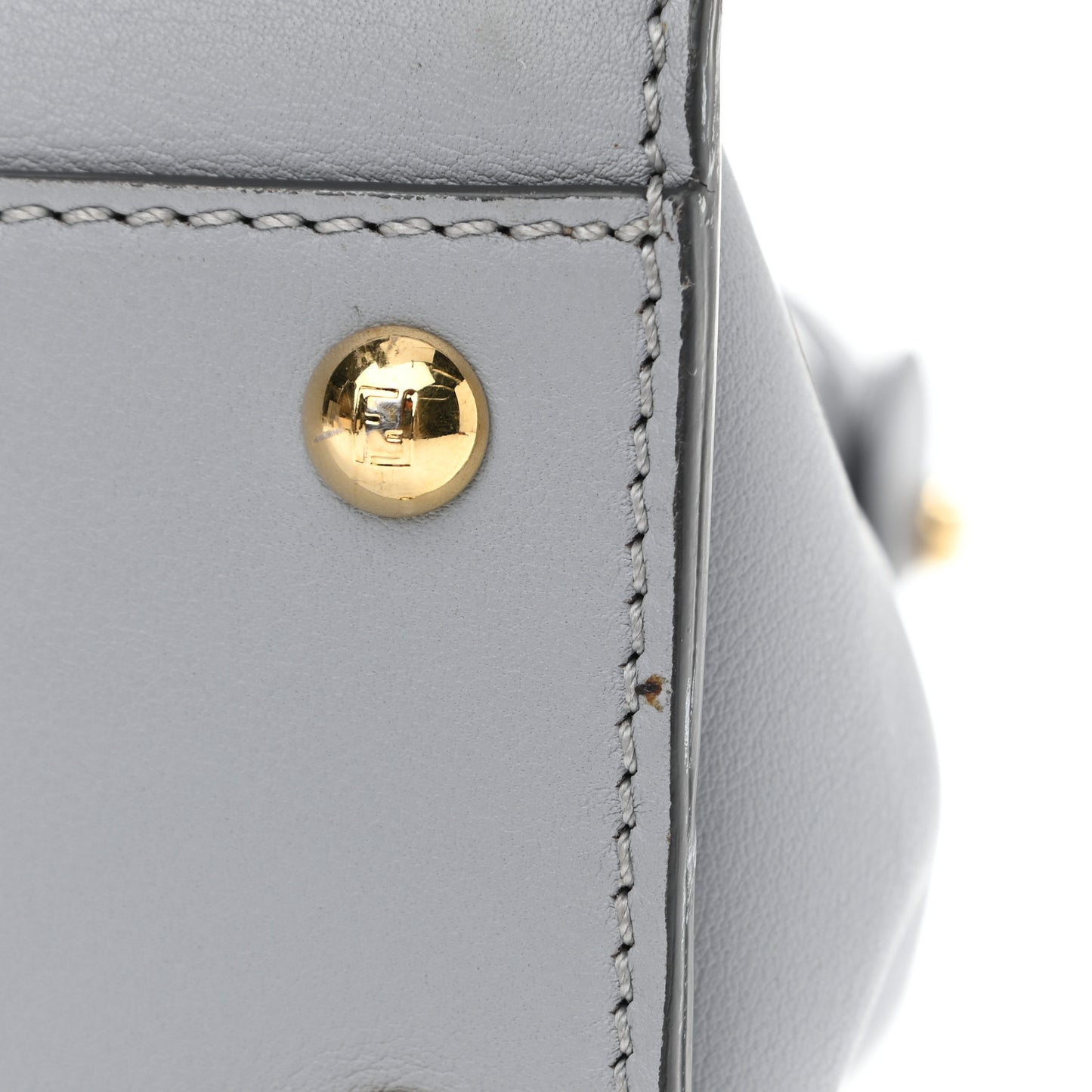Vitello Seta Shiny Nappa Medium Peekaboo Iconic Satchel Ardesia Amido