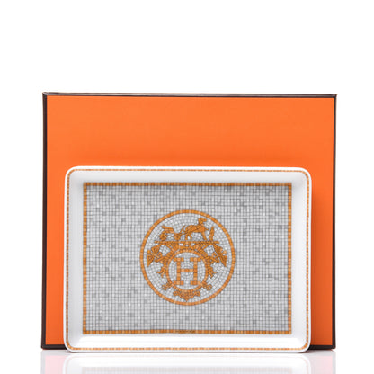 Hermes Porcelain Mosaique au 24 Sushi Plate 7 of 7