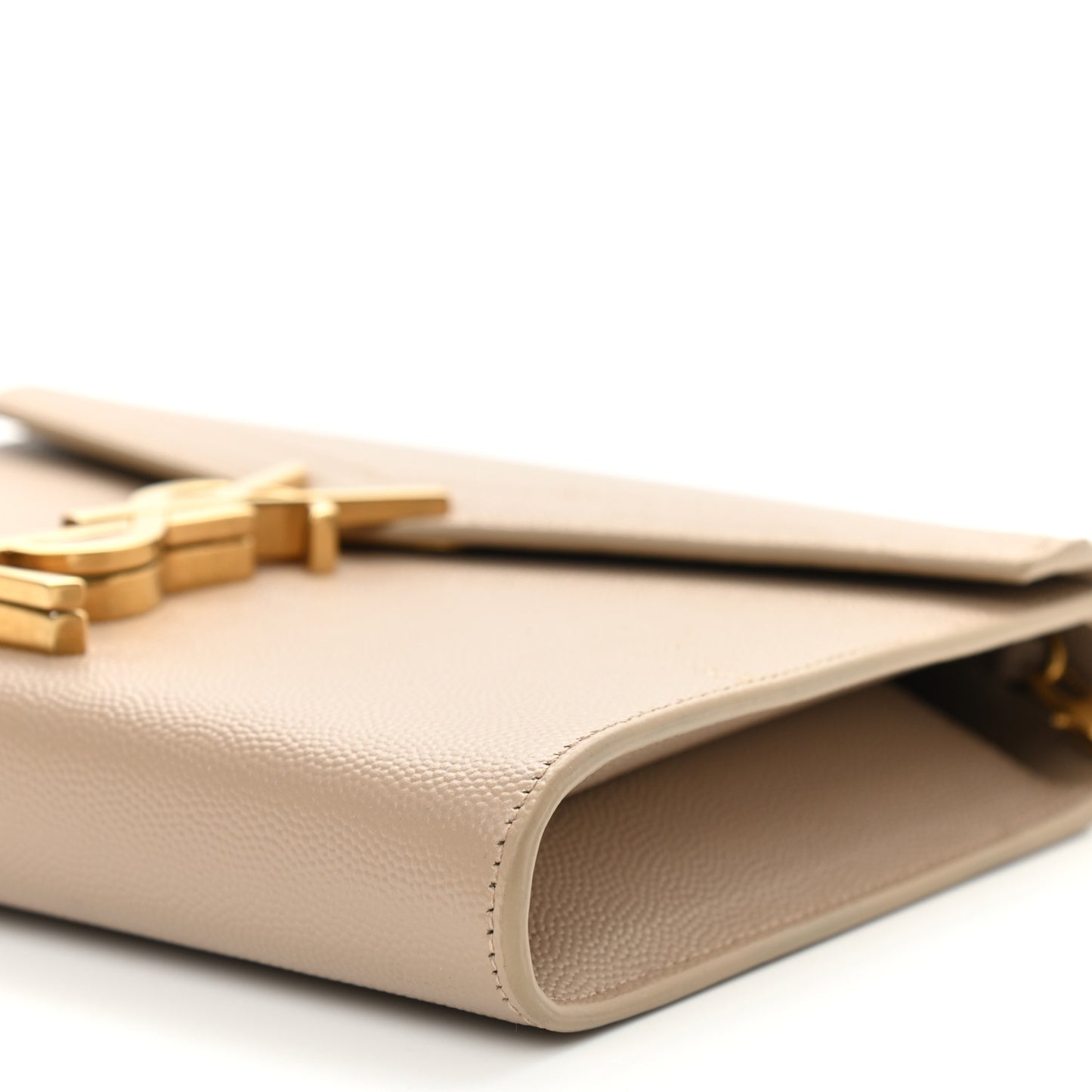 Grain De Poudre Monogram Cassandra Clasp Bag Beige