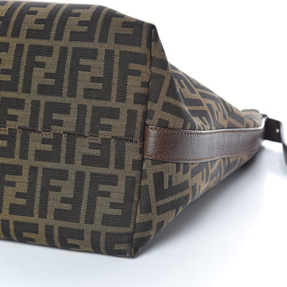 Fendi Zucca Vitello Artic Large Hobo Tobacco Castagna 10 of 10