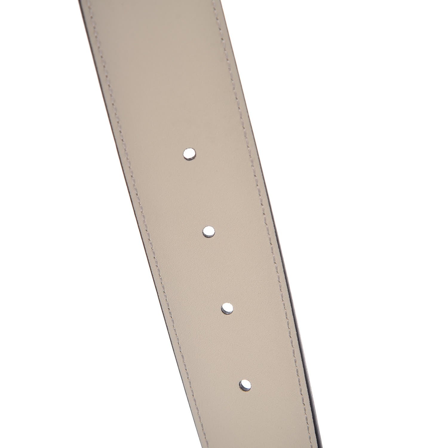 Gucci Calfskin Double G 40mm Belt 65 26 Mystic White 6 of 7