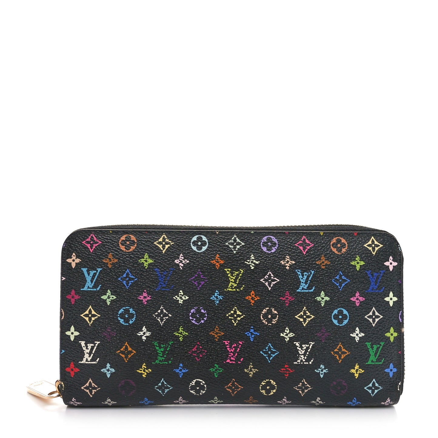 Monogram Multicolor Zippy Wallet Black Pistachio