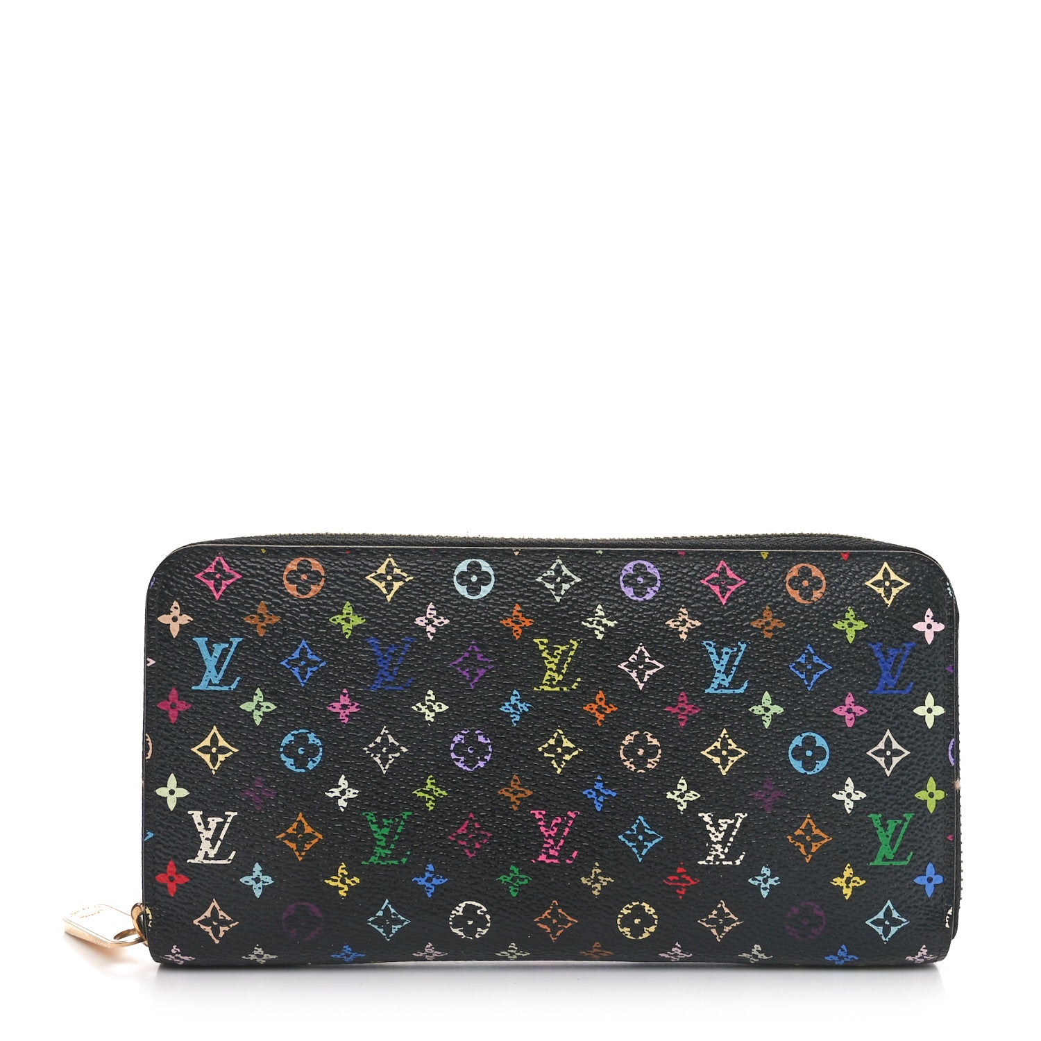 Louis Vuitton Monogram Multicolor Zippy Wallet Black Pistachio 1 of 11