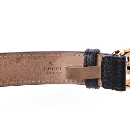 Gucci Calfskin Marmont Double G Bracelet Black 3 of 7