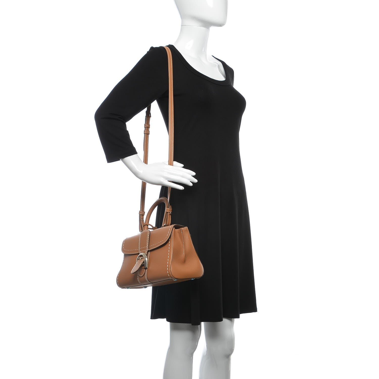 Delvaux Rodeo Calfskin Surprique Mini Brillant East West Satchel Vegetal 2 of 6