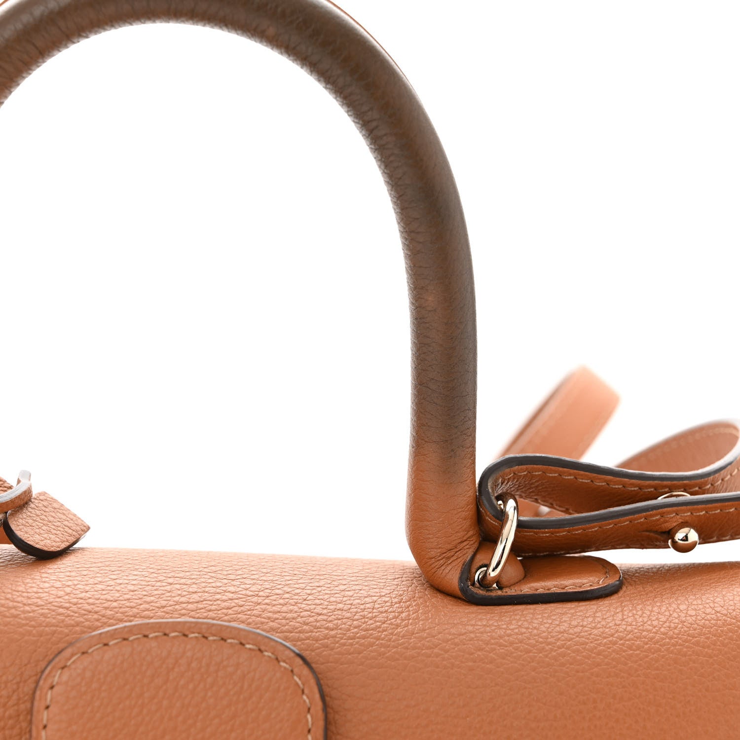 Delvaux Calfskin Mini Brillant East West Satchel Natural 12 of 12