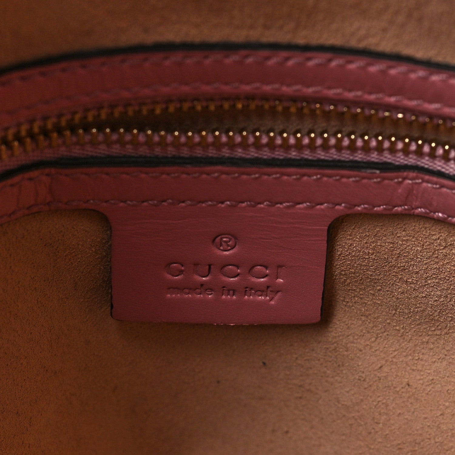 Gucci Guccissima Signature Linea A Foldover Tote Rose Baby Candy 6 of 9