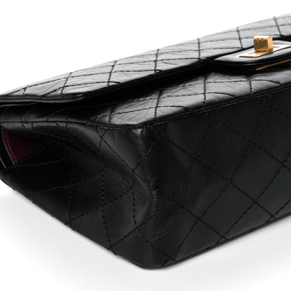 Chanel Aged Calfskin Quilted 2.55 Reissue 227 Flap Black 10 of 12