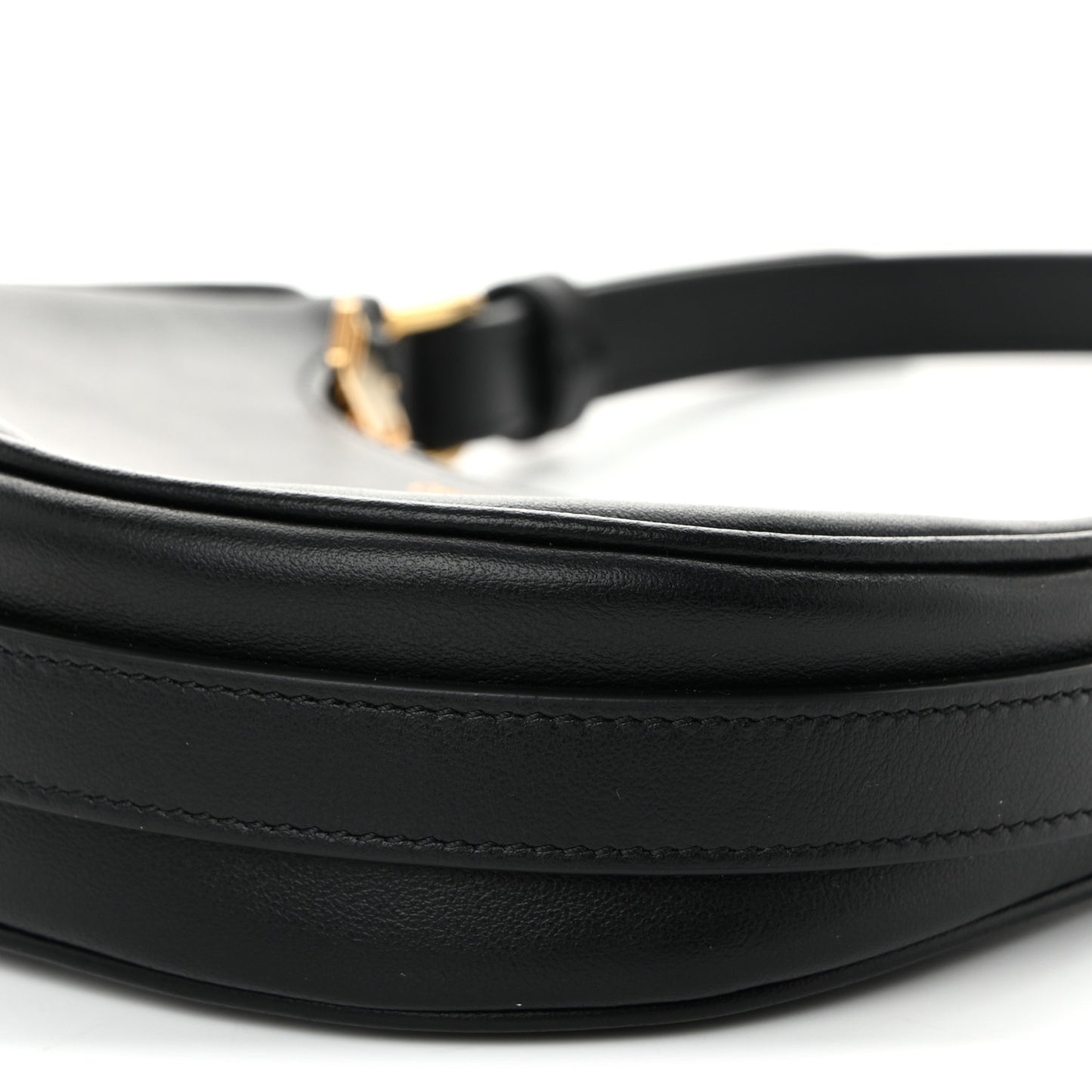 Smooth Calfskin Mini Ava Shoulder Bag Black