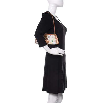 Louis Vuitton Monogram Multicolor Shirley White 2 of 8