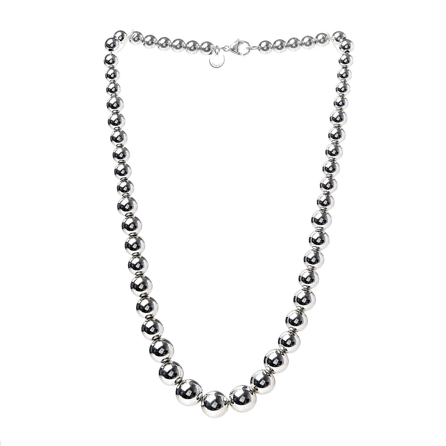 Sterling Silver HardWear Graduated Ball Necklace