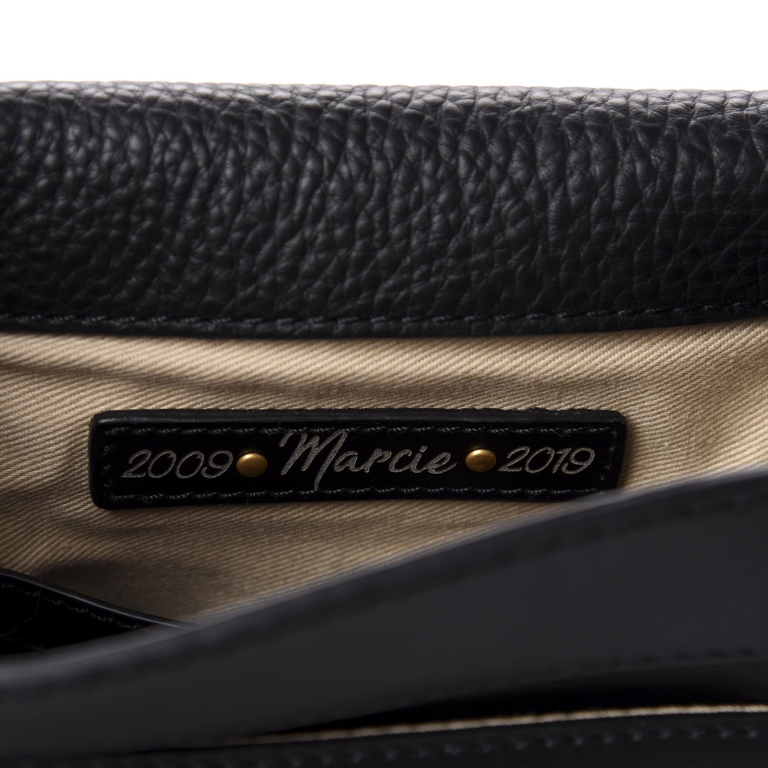 Chloe Calfskin Mini Marcie Round Fringe Crossbody Bag Black 8 of 11