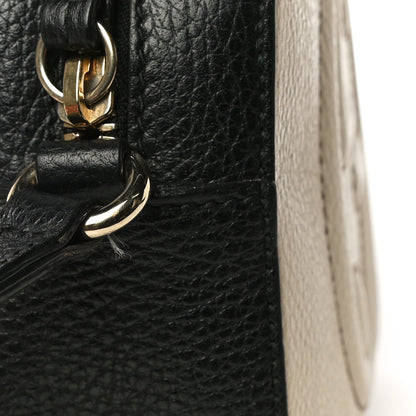 Gucci Dollar Calfskin Bi-Color Small Soho Disco Bag Mystic White Black 22 of 22