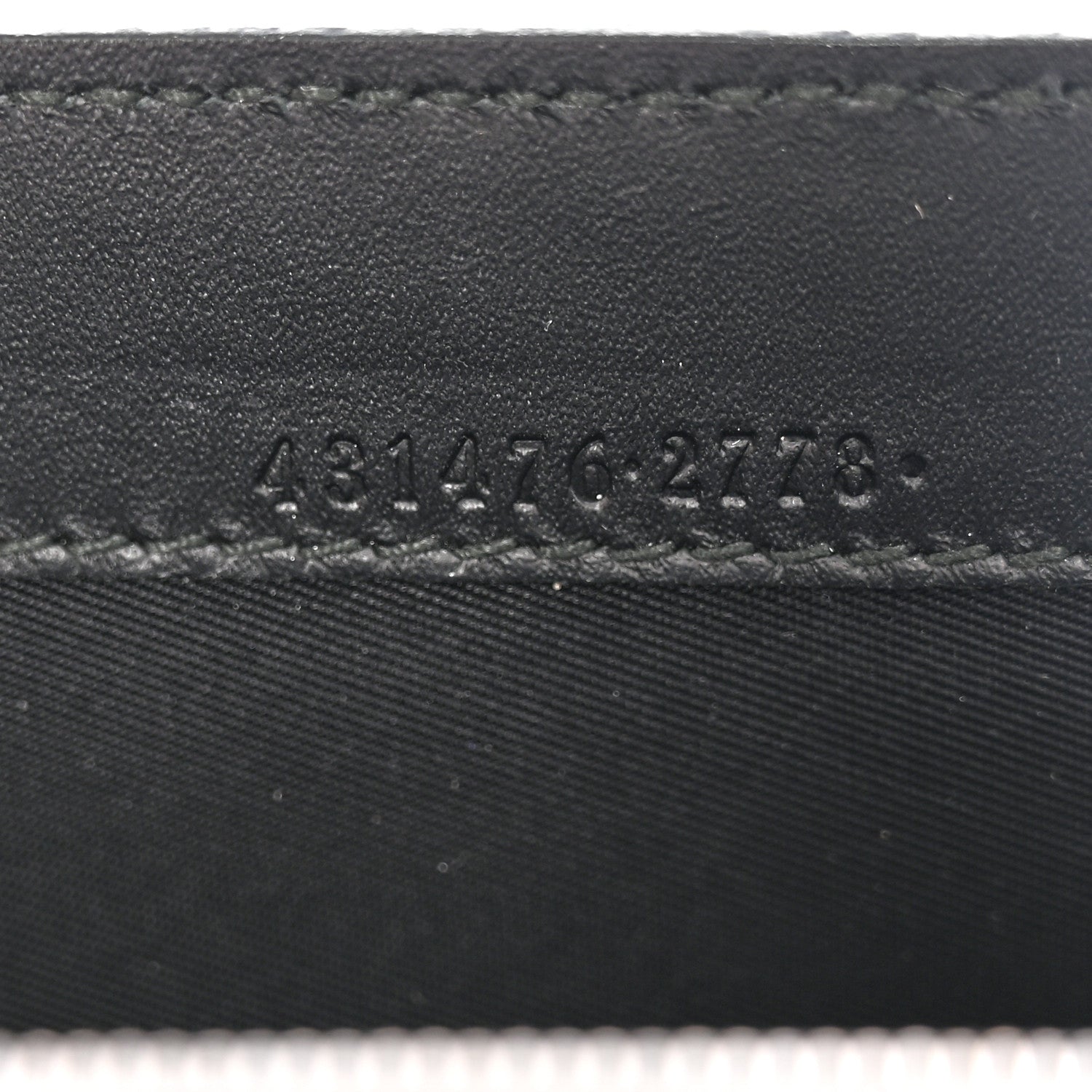 Gucci GG Supreme Monogram Mini Peony Pearly Clutch Black 7 of 12