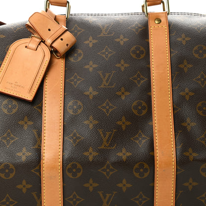 Louis Vuitton Monogram Keepall Bandouliere 55 9 of 14