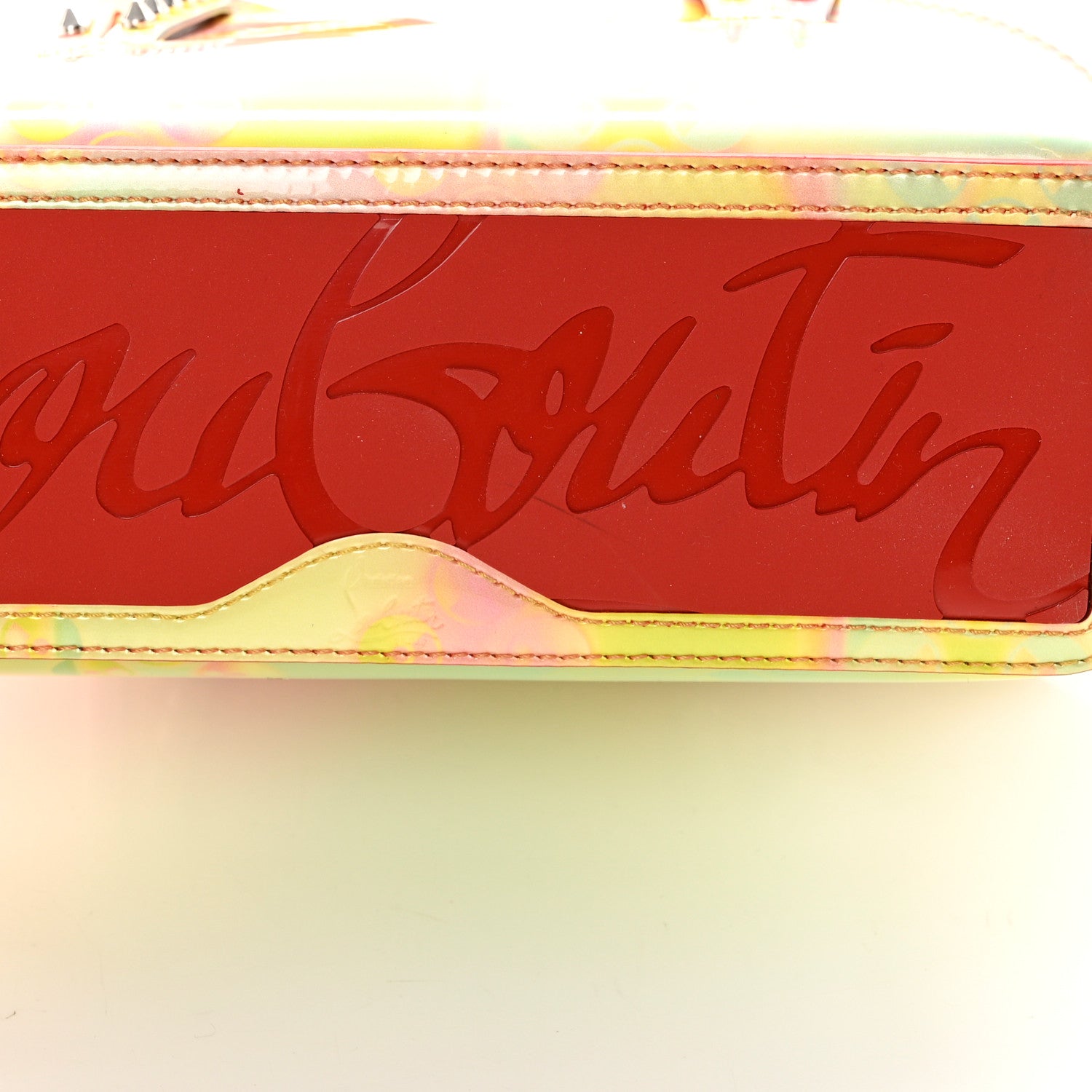 Christian Louboutin Patent Calfskin Loubinthesky Small Cabata Tote Multicolor 11 of 13