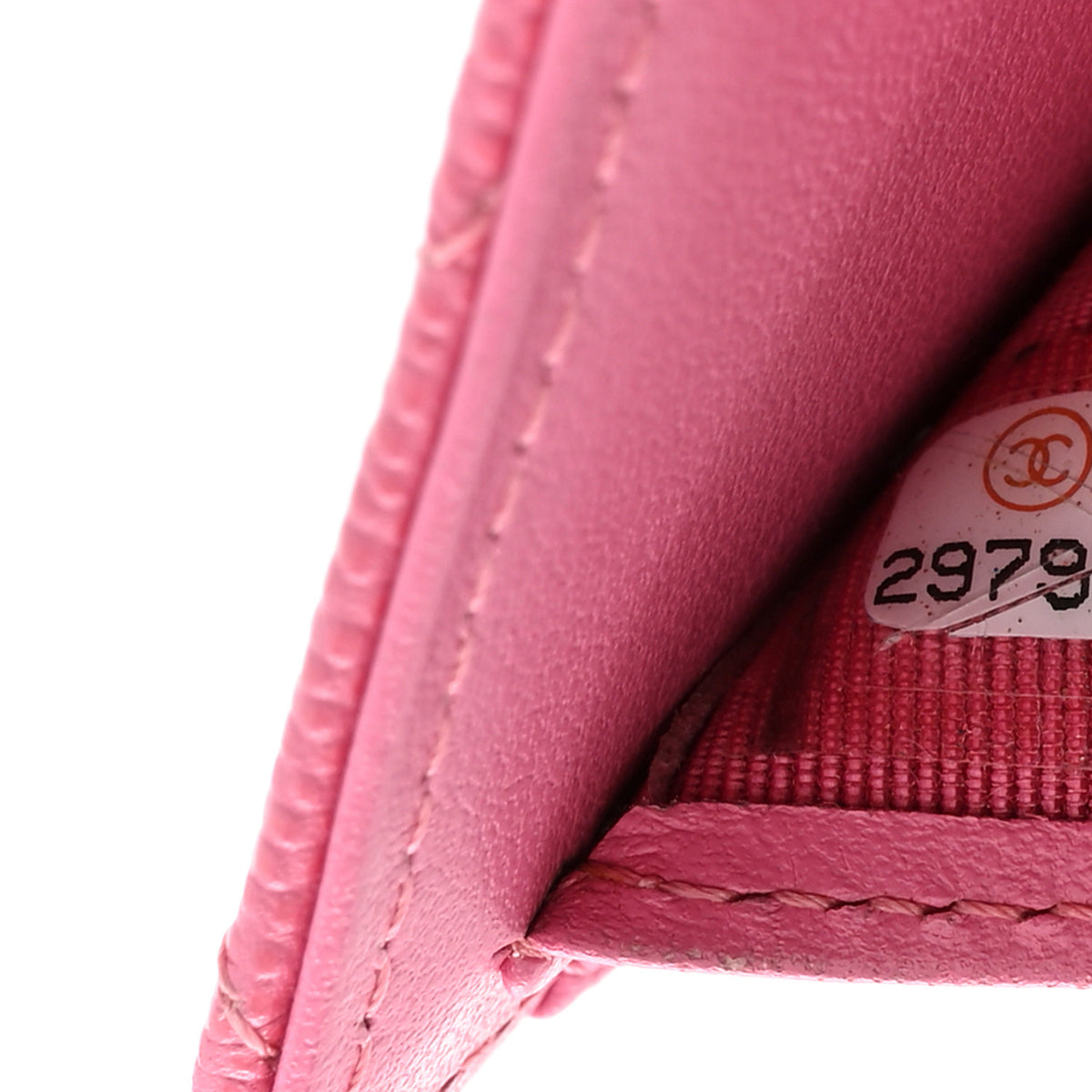 Chanel Caviar Quilted Compact Flap Wallet Pink 7 of 8