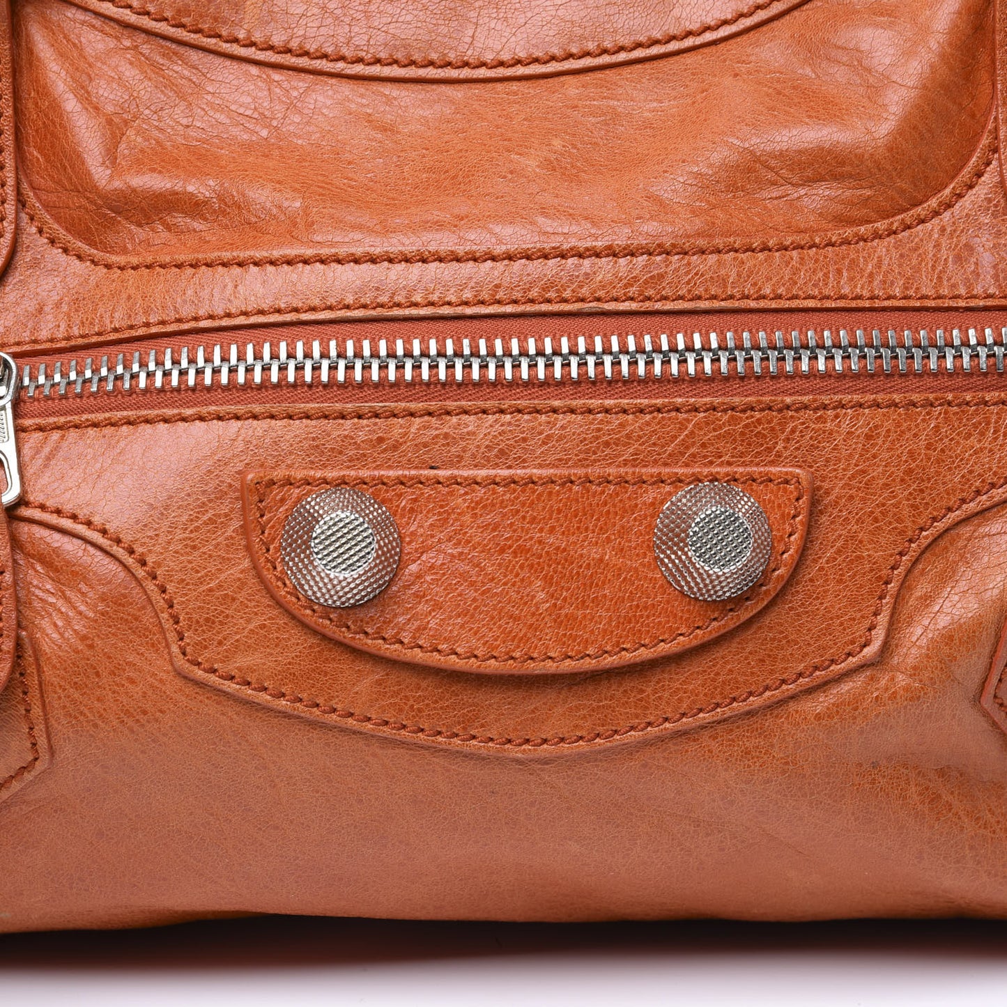 Agneau Giant 21 Silver Hardware City Mandarine