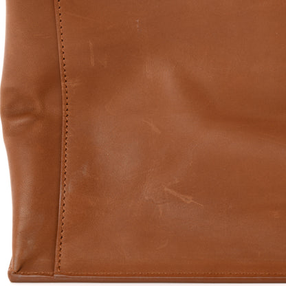 Saint Laurent Raffia Linen Calfskin Rive Gauche Tote Naturale Brown 10 of 10