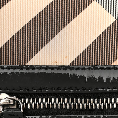 Burberry Patent Nova Check Dryden Crossbody Bag Black 18 of 18
