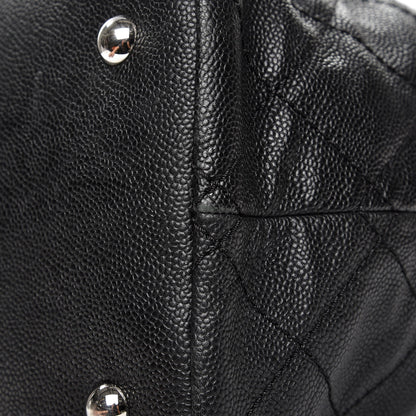 Chanel Grained Calfskin Quilted Large Daily Shopping Tote Black 14 of 14