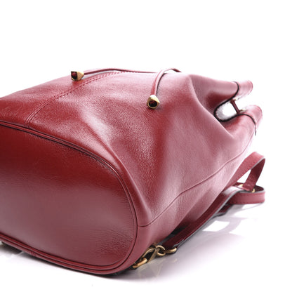 Gucci Piuma Lux Energy Medium Re(Belle) Convertible Bucket Bag Hibiscus Red 9 of 11
