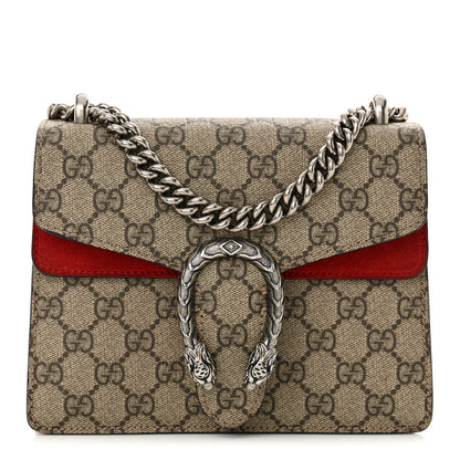 Gucci GG Supreme Monogram Mini Dionysus Shoulder Bag Hibiscus Red 1 of 12