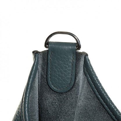 Hermes Taurillon Clemence Evelyne PM Bleu Orage 9 of 28