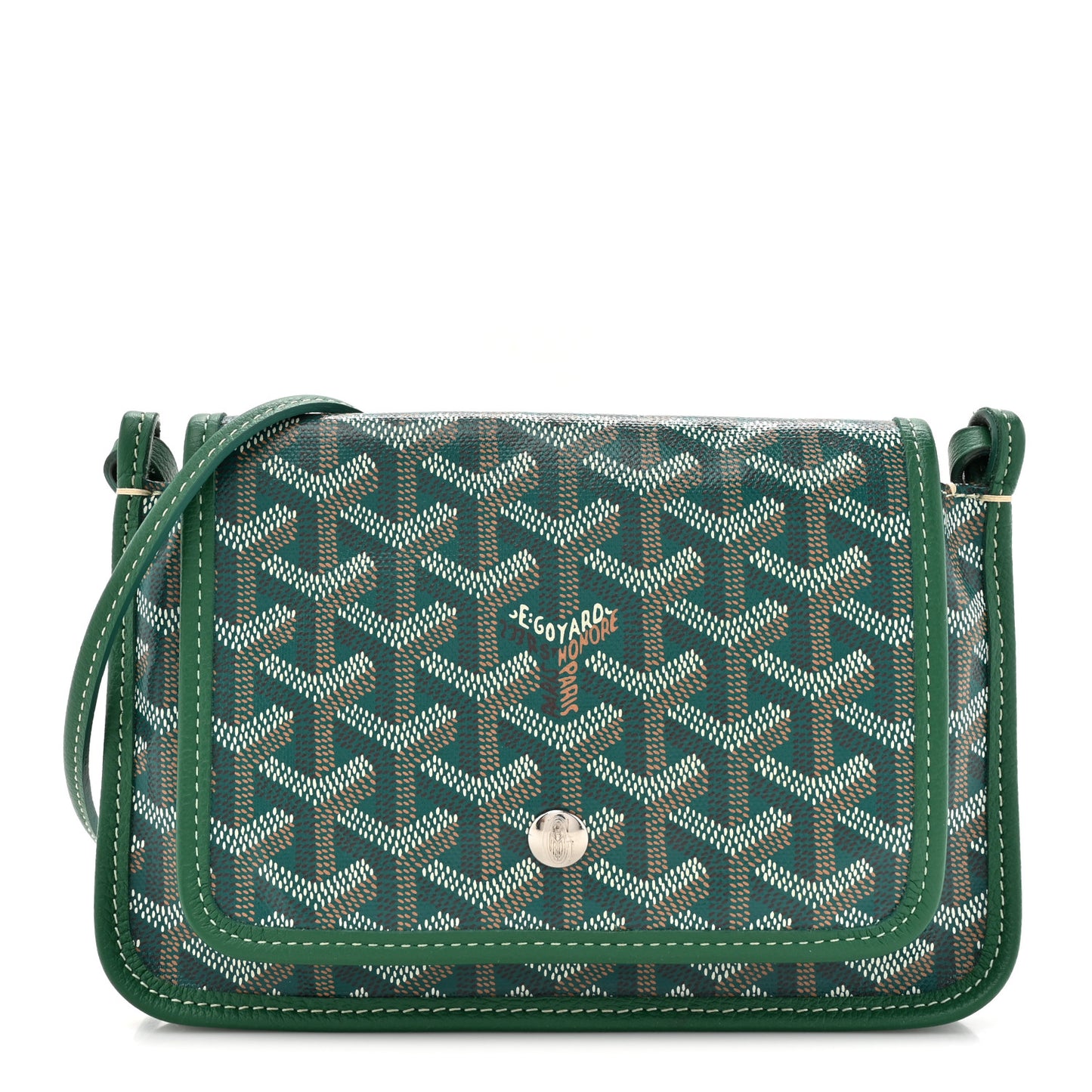 Goyardine Plumet Wallet Clutch Green
