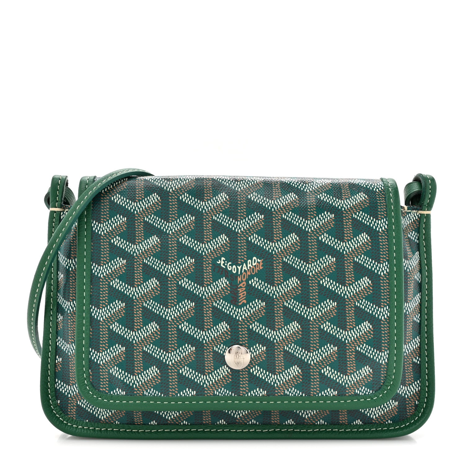 Goyard Goyardine Plumet Wallet Clutch Green 1 of 11