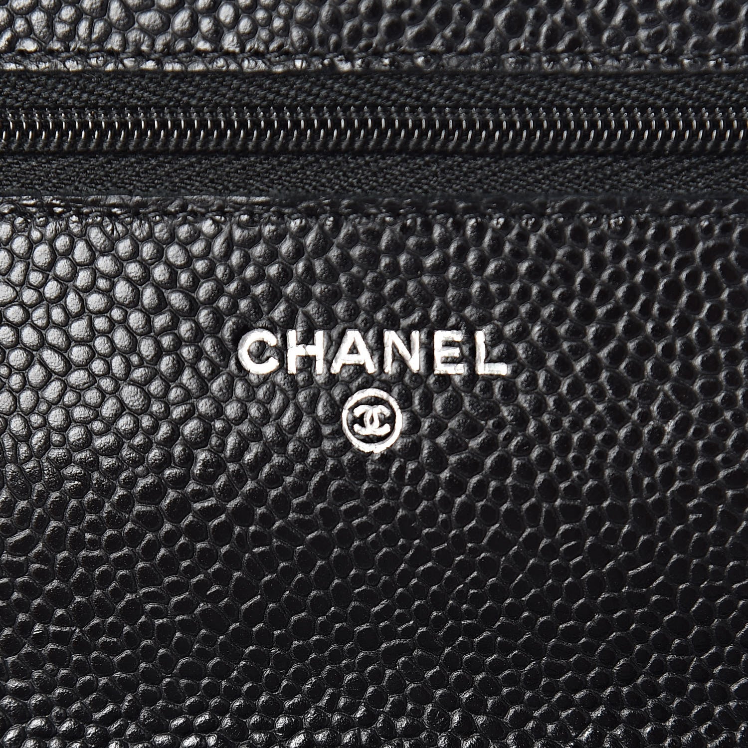 Chanel Caviar Quilted Wallet On Chain WOC Black 6 of 12