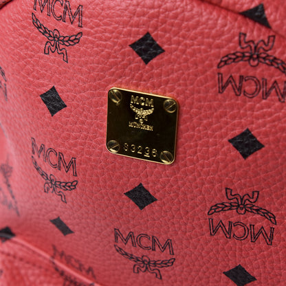 MCM Visetos Side Stud Small Stark Backpack Corail 9 of 10