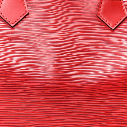 Louis Vuitton Epi Speedy 30 Castillan Red 7 of 9